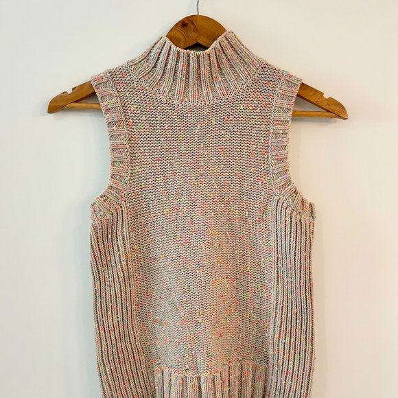 Anthropologie Sleeveless Sweater Turtleneck Tank - Picture 2 of 6